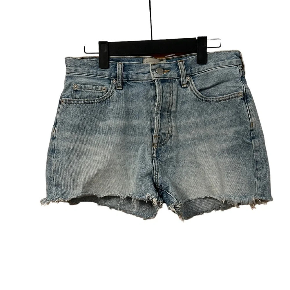 EVERLANE RELAXED 90’s DENIM CUT OFF SHORTS